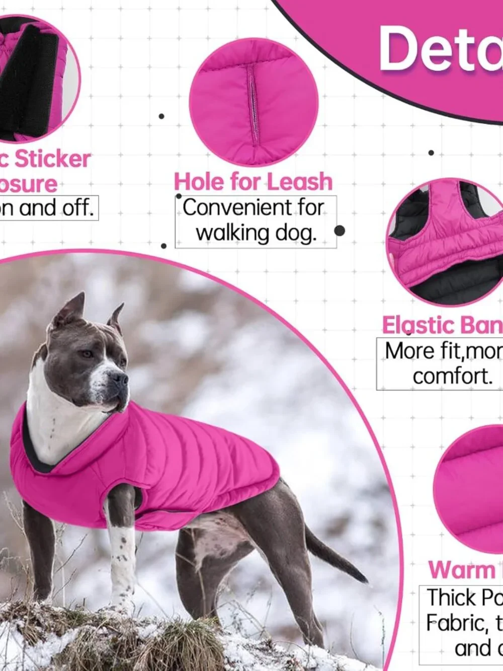 Lelepet Reversible Dog Coat